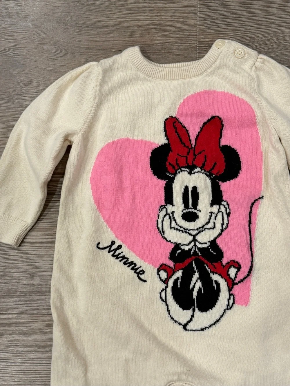 Disney Baby Gap Minnie Mouse Romper Onesie Baby Girl